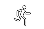 Icon Laufende Figur
